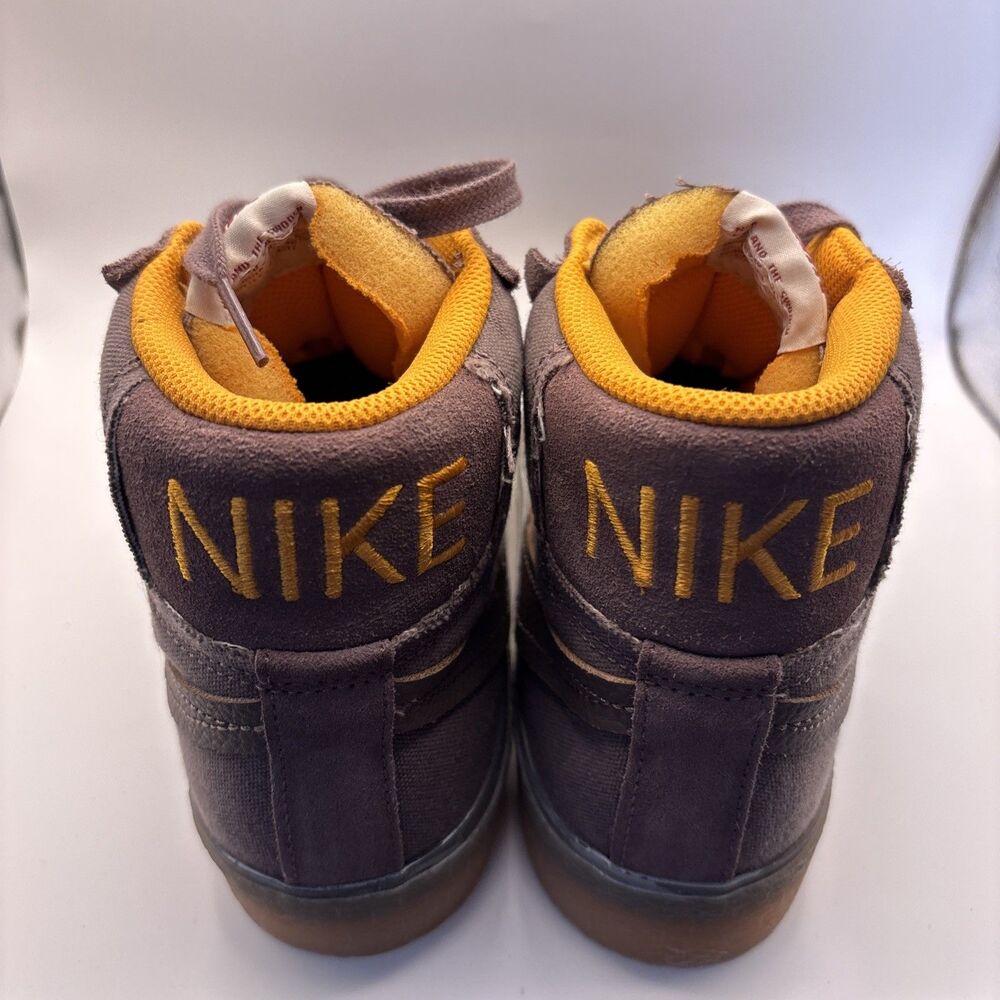 Nike SB Zoom Blazer Mid PRM Plus Brown Gum DV5468-200 Men's Skate Shoes Size 9.5 - Picture 3 of 14